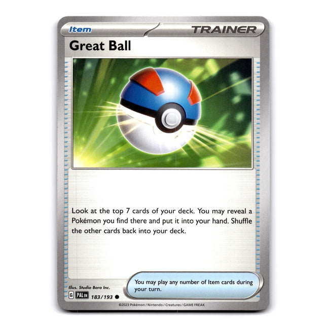 Great Ball - Pikachu 29 Common Battle Academy 2024 183/193 NM