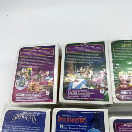 Mcdonald's Walt Disney Masterpiece Collection Video Figures Lot Of 11 Toys New