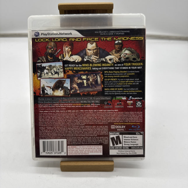 Borderlands PS3 Sony PlayStation 3