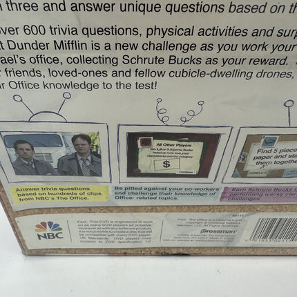 The Office (NBC) DVD Trivia Board Game Pressman 2008 - Brand New Pressman Sealed