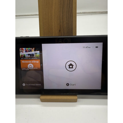 Nintendo Switch v2 Video Game Console HAC-001 Black With Adaptors And Pro Joycon