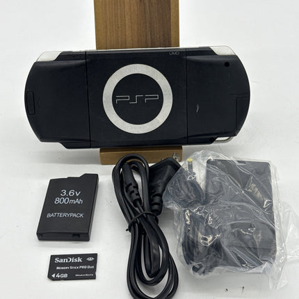 Sony PSP-1000 Console Black Japan Model PSP Tested Working W/ Charger And More