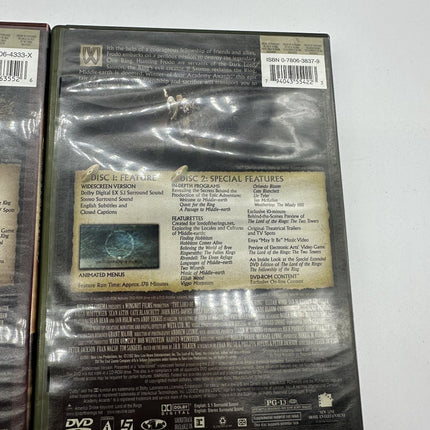 Movies The Lord Of The Rings All 3 Movies On DVD Adventure