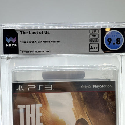 The Last Of Us - PlayStation 3 - Sealed WATA 9.8 A++ Black Label PS3 Graded