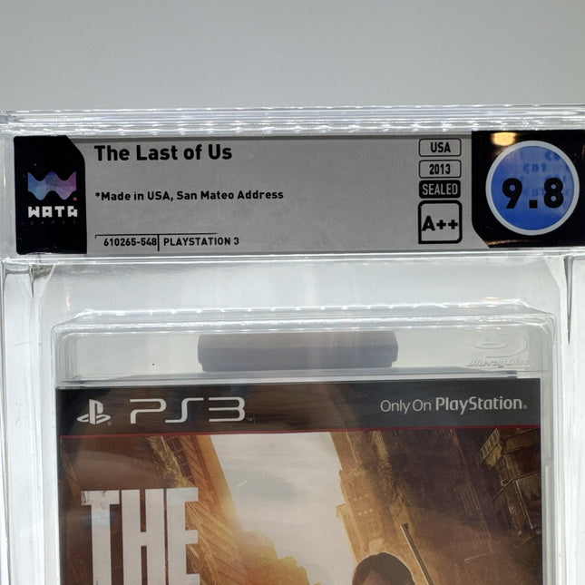 The Last Of Us - PlayStation 3 - Sealed WATA 9.8 A++ Black Label PS3 Graded