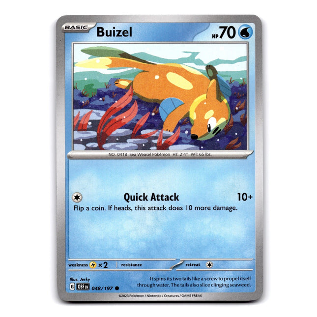 Buizel Common SV03: Obsidian Flames 048/197 NM