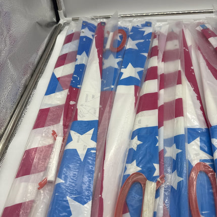 Lot Of 22 New American Flag Style Single Line Kite Easy To Fly Children Kids