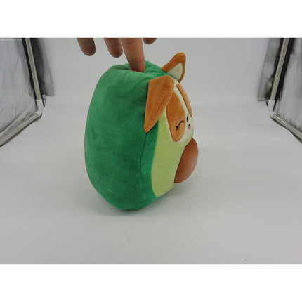 Squishmallows REGINA CORGI AVOCADO 7.5" Plush Corgi Dog In Avocado Costume Squad