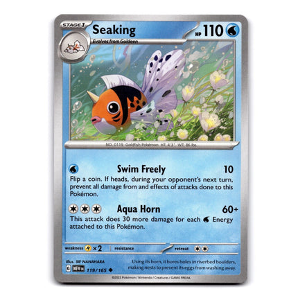 Seaking Uncommon SV: Scarlet & Violet 151 119/165 NM