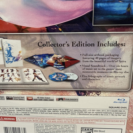 Final Fantasy X/X-2 HD Remaster Collector's Edition PlayStation 3, 2014) PS3 New