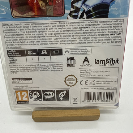 Neon White (Nintendo Switch, 2023) MachineGear W/ Fold Out Poster New Sealed