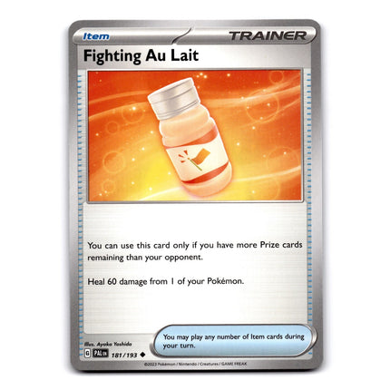 Fighting Au Lait Uncommon SV02: Paldea Evolved 181/193 NM