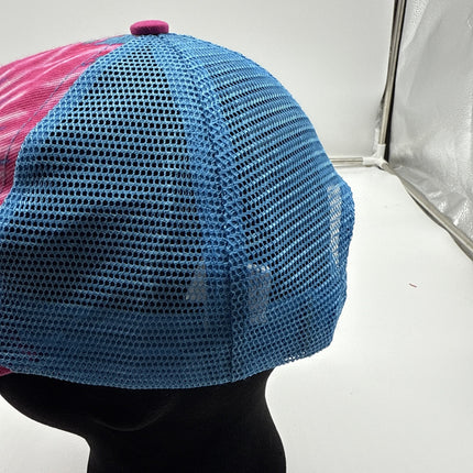 DC Comics Wonder Woman Snapback Hat Tie Dye Baseball Cap Pink WW Logo