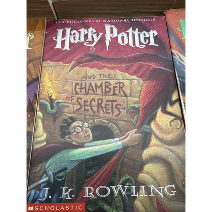 Harry Potter Paperback Book Set Paperback 1999-2009 Scholastic 1-7 First Printin