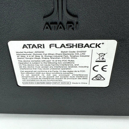 Atari Flashback 9 Deluxe AR3230 W/ Two JoySticks And Cables, works tested