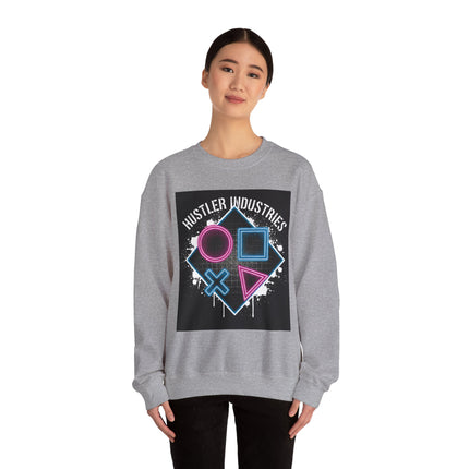 Hustler Industries Neon Arcade Crewneck Sweatshirt