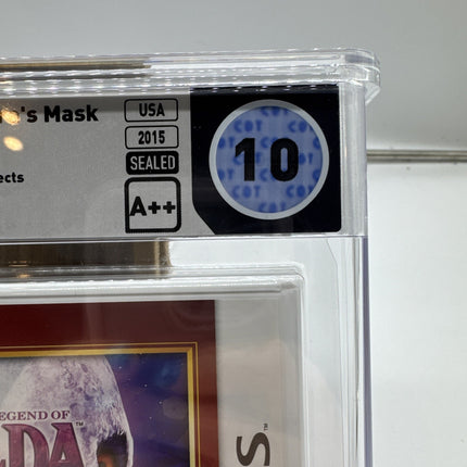 WATA 10 A++ THE LEGEND OF ZELDA MAJORAS MASK Nintendo Sealed 2015 Perfect Grade!