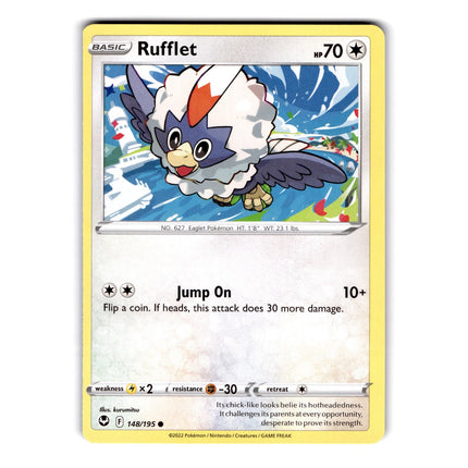 Rufflet Common SWSH12: Silver Tempest 148/195 NM