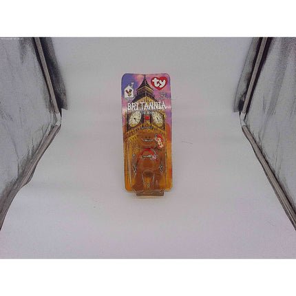 Britannia The Bear-1996 McDonalds Ty Beanie Baby with Rare Errors 1993, OakBrook