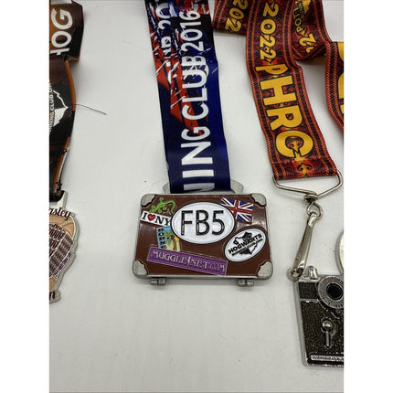 Harry Potter Hogwarts Running Club Race Medals Medallions W/ Lanyards Potterhead