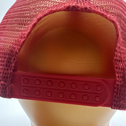 The Weather Channel Strapback Hat Blue One Size Colorblock Fahrenheit