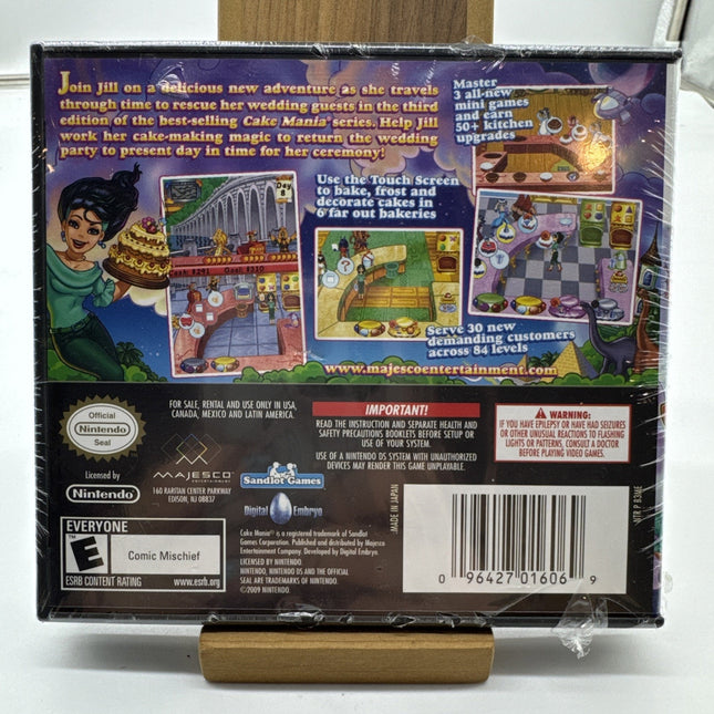 Cake Mania 3 NDS (Brand New Factory Sealed US Version) Nintendo DS
