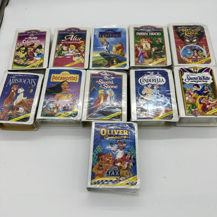 Mcdonald's Walt Disney Masterpiece Collection Video Figures Lot Of 11 Toys New