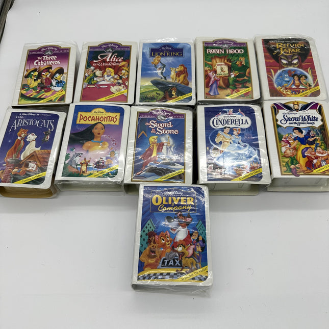 Mcdonald's Walt Disney Masterpiece Collection Video Figures Lot Of 11 Toys New