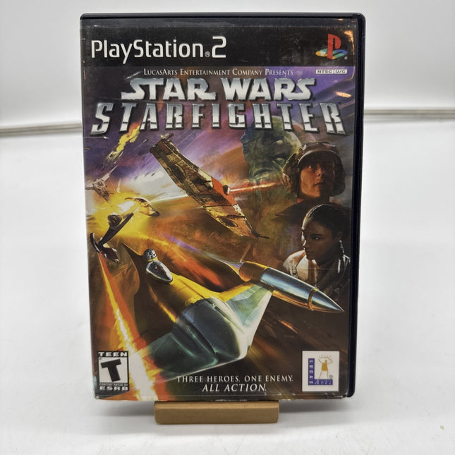 Star Wars Starfighter -Sony PlayStation 2 PS2- CIB Complete
