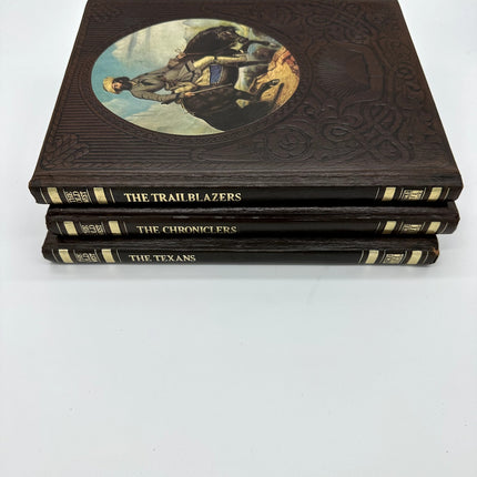 Time Life The Old West Volume Book Lot Leatherette 1976-1979, Classics VG