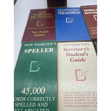 1978-1981 The New Webster’s Desk Pocket Book Paperback Reference Library