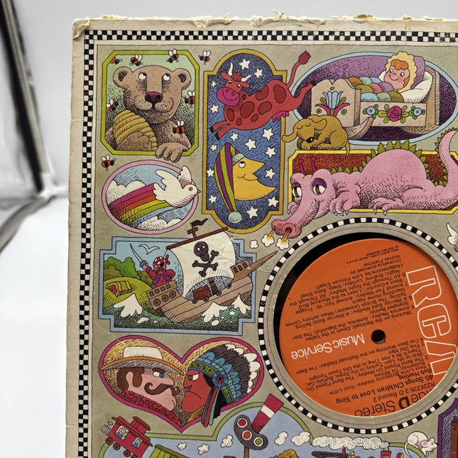 Disney's Peter Pan, Alice In Wonderland, Johnny Appleseed & Pecos Bill Double LP