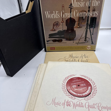 Music Of The World's Great Composers 12 LP Box Set RCA Records Complete