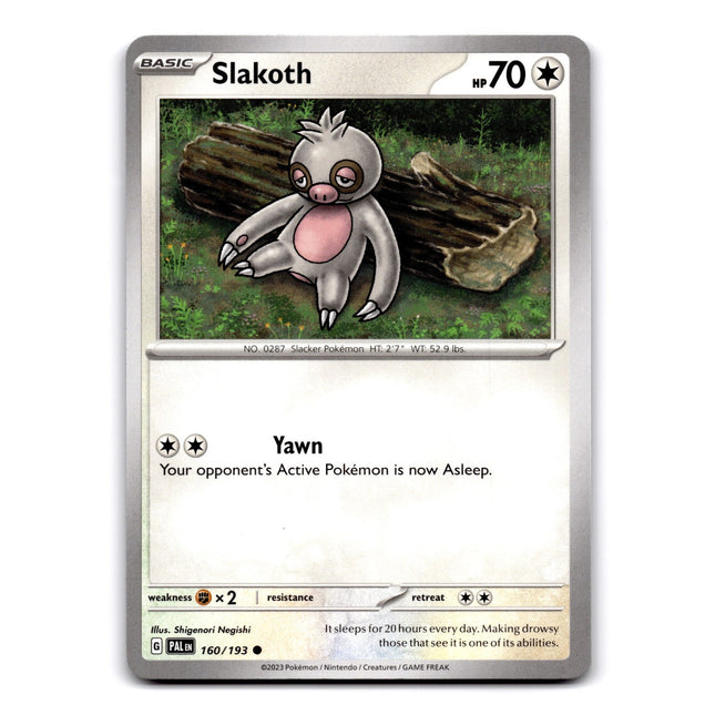 Slakoth Common SV02: Paldea Evolved 160/193 NM