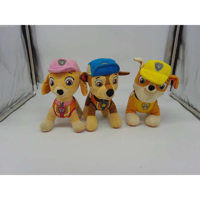 Mixed Lot Of Paw Patrol plush small 7" Lot of 3 Paw Patrol Plush