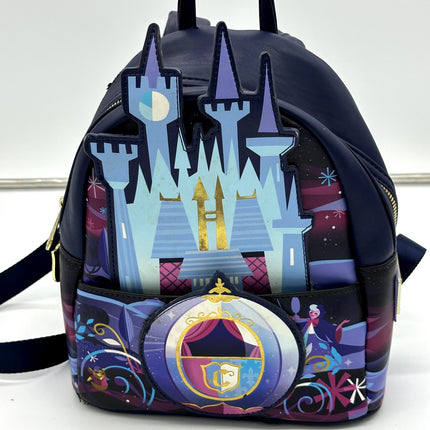 Loungefly Disney Cinderella Magic Castle Mini Backpack & Wallet
