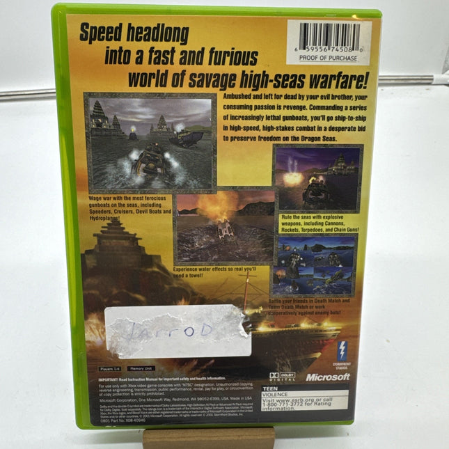 Blood Wake (Microsoft Xbox, 2002) Complete Tested OG Xbox
