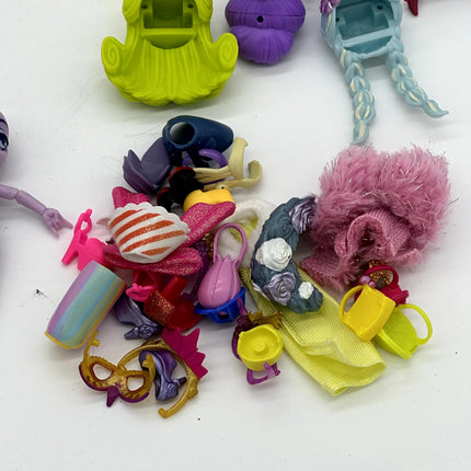 Lot Capsule Chix Surprise fashion dolls with outfits hair shoes etc etc