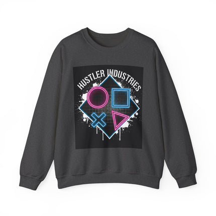 Hustler Industries Neon Arcade Crewneck Sweatshirt