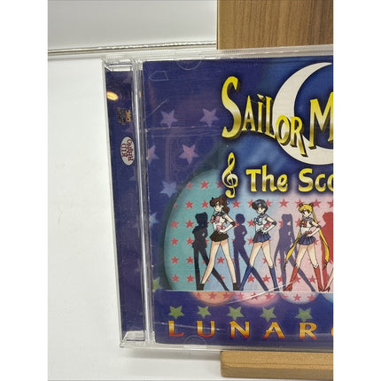 Vintage 90s Sailor Moon & The Scouts Lunarock Audio CD 1999 Pop Electro Anime /1