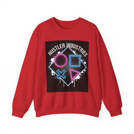 Hustler Industries Neon Arcade Crewneck Sweatshirt