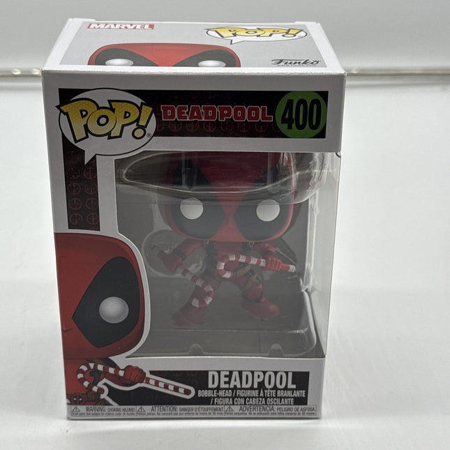 Funko Pop! Deadpool w/ Candy Canes #400, Holiday, Christmas, Marvel