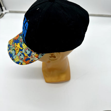 Pokemon Gotta Catch 'Em All Snapback Hat Cap youth size vintage black and blue