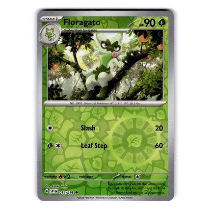 Floragato Uncommon SV01: Scarlet & Violet Base Set 014/198 NM