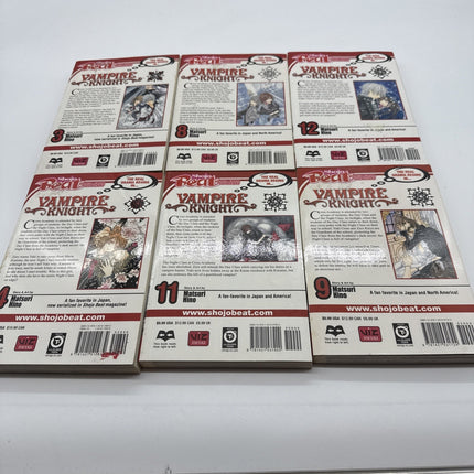 Vampire Knight Manga Lot Vol 3, 4, 8, 9, 11, 12 English Shojo Beat