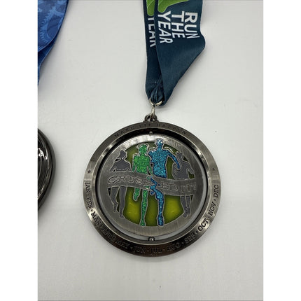 365 Days Run the Year Medal Challenge Medals Lot Running Award
