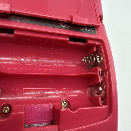 Nintendo Game Boy Color Handheld Game Console - Berry Pink Red - Tested & Works