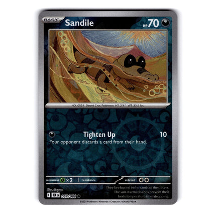 Sandile Common SV: Black Bolt 057/086 NM