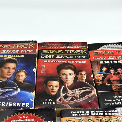 Star Trek PB Lot of 5 Deep Space Nine #1 #2 #3 #4 #7 first printing paper back