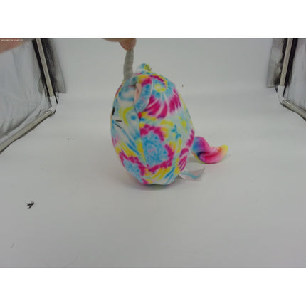 Squishmallow 6” Talisa the Tie Dye Unicorn Cat Kitty with Silver Horn